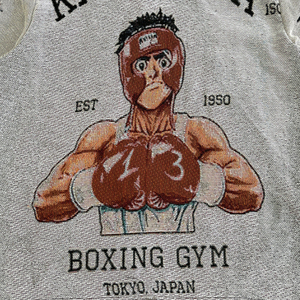 Sudadera con Capucha de Invierno para Hombre, Diseño Retro y Nostálgico con Personajes de Boxeo de IPPO <span class=keywords><strong>Manga</strong></span>, Tejido Tipo Tapicería - Product Image 3