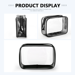 Bolsa <span class=keywords><strong>de</strong></span> cosméticos personalizada al por mayor con logotipo, bolsa <span class=keywords><strong>de</strong></span> cosméticos transparente <span class=keywords><strong>de</strong></span> PVC impermeable, bolsas <span class=keywords><strong>de</strong></span> <span class=keywords><strong>viaje</strong></span> <span class=keywords><strong>de</strong></span> cosméticos <span class=keywords><strong>para</strong></span> <span class=keywords><strong>mujer</strong></span> con logotipo personalizado - Product Image 4