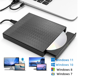 Unidad óptica externa USB3.0 tipo C <span class=keywords><strong>DVD</strong></span> CD Burner Drive Writer Plug and Play con lector de tarjetas TF SD para Macbook Laptop Desktop - Product Image 3