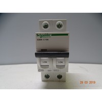 Interruptor Termomagnético IC60N 2P 10A Curva C 6KA A9F74210