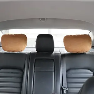 YDM Автомобильный подголовник, автомобильный дизайн, S-класс, ультра мягкая подушка, замшевая ткань, удобная подушка для шеи, подушки для сиденья