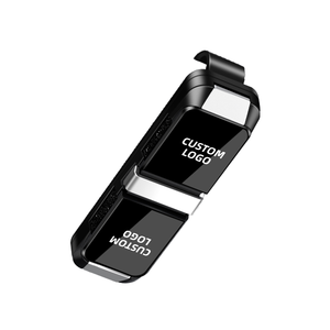 Soporte Premium para Gafas de Coche de Doble Extremo para Reposacabezas, Material ABS, Elegante Clip Giratorio 180 Grados para Gafas de Sol y Tarjetas/Billetes - Product Image 1
