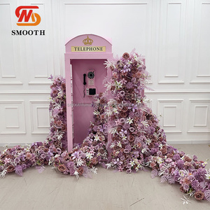 Precio de fábrica Cabina telefónica Rosa Fondo DE BODA Audio Libro de visitas Teléfono Londres Cabina telefónica para decoración de boda - Product Image 2