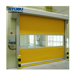 <span class=keywords><strong>Porte</strong></span> automatique à enroulement rapide en PVC pour l'extérieur, idéale pour les laveries automobiles ou les salles blanches - Product Image 2