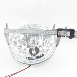 5-3/4 Crystal Clear Halogen Hi Beam <span class=keywords><strong>Headlight</strong></span> 60W 6000K Bombilla con conectores de cables Nueva condición Faro de plástico - Product Image 5