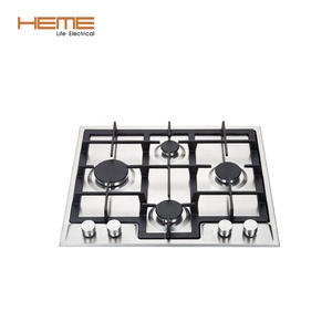 Estufa de Gas de 4 Quemadores con Acero Inoxidable Integrado, Electrodoméstico de Cocina, Fuente de Energía Eléctrica/Batería - Product Image 3