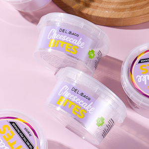 Taza de plástico PP personalizada de 200ml, 250ml, 8oz, Calidad Alimentaria, yogur, queso, mantequilla, contenedor, tapa a prueba de manipulaciones, impresión personalizada - Product Image 4