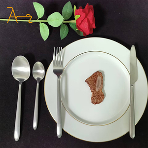 Vente directe d'usine, ensemble de couverts en acier inoxydable 430, couteau à steak, couteau occidental, fourchette, cuillère à dessert - Product Image 4