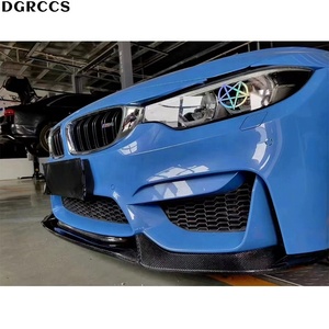 For M3 M4 F80 F82 2014-2018 Style Carbon Fiber Front Lip Front Bumper Front Shovel Accessory Kit - Product Image 6