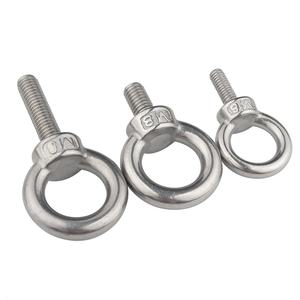 Vente en gros d'écrous à œil de levage en acier inoxydable 304 vis boulons M6 <span class=keywords><strong>M8</strong></span> M10 vis à anneau de levage à anneau étendu écrous ronds filetés - Product Image 3