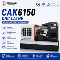 CAK6150 haute précision automatique Horizontal parallèle lit plat CNC tour Offre Spéciale métal tournant Machine-outil