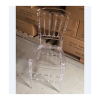 Cristal couple vente en gros nouveau or en plastique mariée et marié blanc pour réception acrylique tifany chivari rose chaises de mariage