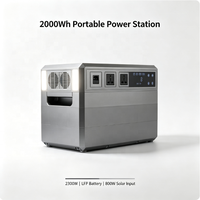 Générateur solaire portable 2300W 2304Wh à onde sinusoïdale pure MPPT LiFePO4 pour le camping et la sauvegarde hors réseau