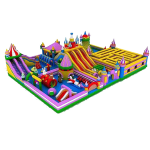 Equipo de Pista de Obstáculos Inflable Gigante para Niños, Campo Deportivo, <span class=keywords><strong>Castillo</strong></span> Inflable, Parque de Atracciones, Laberinto de PVC 2000x1500 - Product Image 2