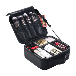 Organisateur de cosmétiques en tissu Oxford avec tiroirs, sac de rangement de maquillage portable de 6 à 10l pour la maison et les voyages, couleur unie - Product Image 1