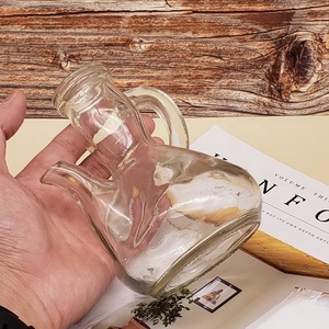 Dispensador de aceite personalizado, bote con mango de material de vidrio para aceite de cocina, salsa de soja líquida picantes, 10oz - Product Image 5