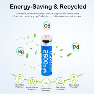 Batería de almacenamiento para el hogar de iones de litio cilíndricos de material de ánodo <span class=keywords><strong>AA</strong></span> NCM recargable de 2/2" - Product Image 6