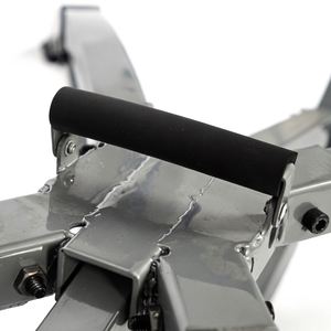 Support de hamac QM incurvé en métal robuste à montage rapide et ouverture facile, résistant aux intempéries, mobilier de parc extérieur - Product Image 5