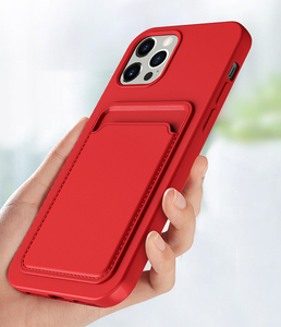 Funda de teléfono de TPU de alta calidad, 1,2mm, con soporte para tarjeta, para apple <span class=keywords><strong>iphone</strong></span> 14 x xs 13 12 11 pro max <span class=keywords><strong>mini</strong></span> xr 7 <span class=keywords><strong>8</strong></span> plus - Product Image 3