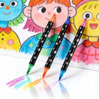 Stylos marqueurs à double pointe scintillants |   120 teintes riches |   Indispensable pour les acheteurs de papeterie à l'étranger et les artistes créatifs