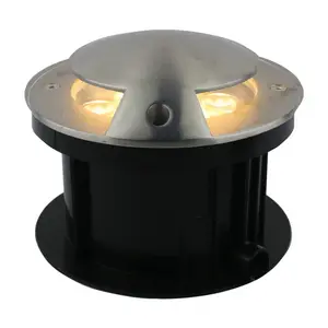 IP67 bir/iki/üç/dört yan görünüm 3W/6W/9W LED in-zemin aydınlatması gömülü merdiven bağlantı tablası aydınlatma lambası LED altında zemin aydınlatması ing