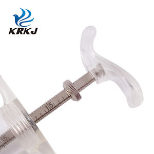 CETTIA KD316 Vaccin réglable en fibre de verre réutilisable et durable <span class=keywords><strong>Seringue</strong></span> de 20ml Luer Lock <span class=keywords><strong>sans</strong></span> <span class=keywords><strong>aiguille</strong></span> pour usage vétérinaire - Product Image 5