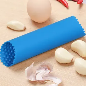 Food Grade Cooking Tools Rubber Silicone Roller Garlic Peeler