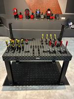 Nouvelle table de soudage 3D en acier YAHANDA, système modulaire de trous de positionnement haute précision pour atelier de fabrication métallique
