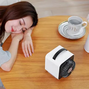 Thuisgebruik Oplaadbare Negatieve Ionen Draagbare Airconditioner Ventilator Mini Handy Persoonlijke Luchtkoeler Voor Thuis