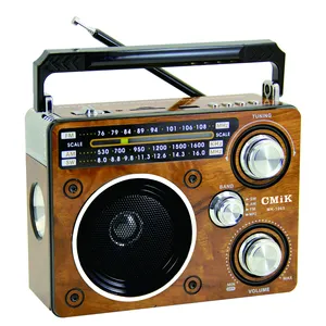 Cmik mk-1065英语西班牙语FM AM SW MP3播放器1000 mah电池am fm内置便携式收音机