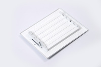 Grille d'aération carrée durable au design moderne pour système HVAC 3SW0806 en acier pour mur latéral, plafond, extérieur et bureau