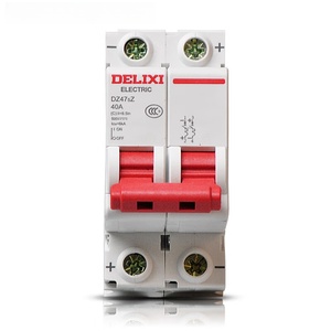 Interruttore Automatico Miniaturizzato Serie DELIXI DZ47sZ 1-63A 1p 2p <span class=keywords><strong>3p</strong></span> 250V/500V DC - Product Image 1