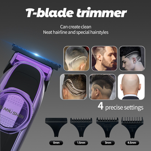 Máquina Cortadora de <span class=keywords><strong>Pelo</strong></span> Profesional de <span class=keywords><strong>0</strong></span> <span class=keywords><strong>mm</strong></span> con Batería USB, Kit de 7000 RPM Tipo C, Recortadora de <span class=keywords><strong>Pelo</strong></span> para Hombre, Uso en Hoteles, Pantalla LCD en Inglés - Product Image 4