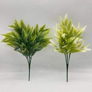 2 Styles Herbe Perse Verte Plante Artificielle Bouquet en Plastique Décoration de Table Plante de Haute Qualité avec Feuilles Réalistes - Product Image 2