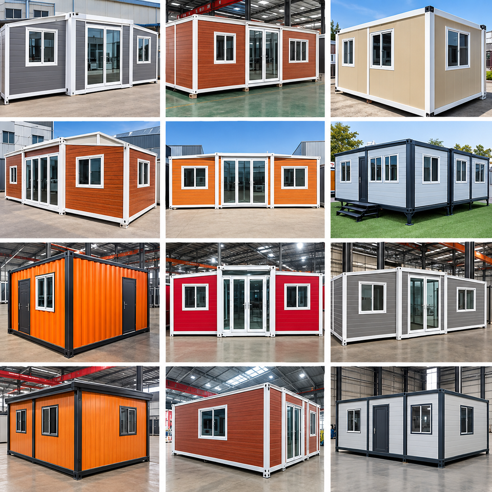 Waterproof Expandable Container House 20ft Prefab Mobile Home Insulated ...