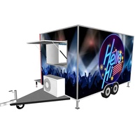 Bande de danse sur sol Mobile, streaming, extra-long, remorque pour évènements et spectacle sur route