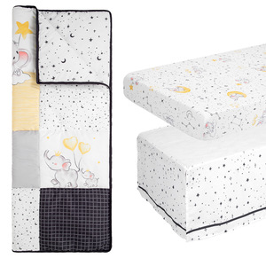 3 pz vari Set di biancheria da letto leggera leggera per neonati - Product Image 5
