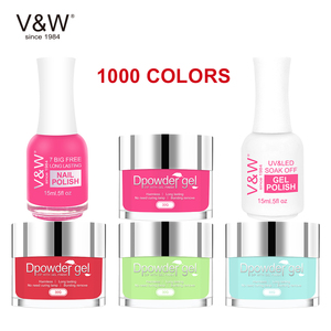 Ensemble 3 en 1 de couleur de poudre d'immersion parfaite d'ongle d'usine d'OEM en gros, vernis en gel et vernis à ongles assortis - Product Image 6