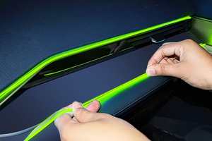 Dây đèn nội thất xe hơi 5m, đèn viền nội thất xe hơi, đèn <span class=keywords><strong>LED</strong></span> Neon RGB, đèn tạo không khí nội thất xe hơi - Product Image 5