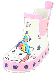 Stivali in <span class=keywords><strong>Gomma</strong></span> alla Caviglia per Bambine Beck Little Unicorn - Product Image 3