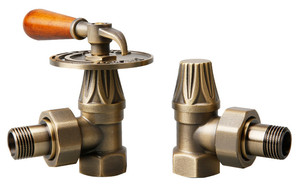 <span class=keywords><strong>Valvole</strong></span> per Radiatori in Ottone Anticato, Classiche e Tradizionali, per il Controllo del Riscaldamento - Product Image 3