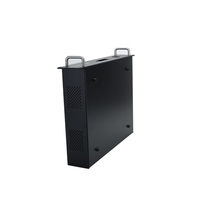 Boîtier électronique pour amplificateur audio en aluminium 2U de 19 pouces, châssis industriel en rack SGCC