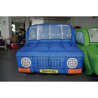 KeepFuns Modèle de voiture gonflable miniature en tissu Oxford personnalisé, voiture gonflable de dessin animé pour événements, expositions, publicité, décoration