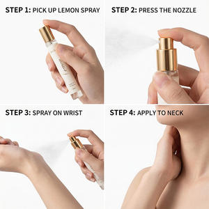 Spray de Aceite Esencial de Limón de 10 ml, Personalizado OEM, Spray de Aceite de Limón Natural, Alivio del Estrés, Fragancia Duradera, Ambientador - Product Image 4