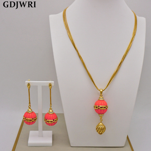 热卖黄金珠宝套装女性设计镀高品质BJ719 - Product Image 1