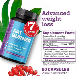 OEM capsule bruciagrassi Private Label con Panax Ginseng e <span class=keywords><strong>L</strong></span>-carnitina aumenta il consumo di grasso aumenta <span class=keywords><strong>l</strong></span>'energia riduce <span class=keywords><strong>l</strong></span>'<span class=keywords><strong>appetito</strong></span> - Product Image 2