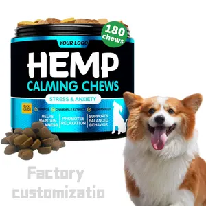 Low Price Oem Dog Supplement Pet Natural Care Calming Soft Chews Snack Health Care Supplements For Sale