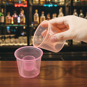 Verres à shot jetables empilables en plastique 3oz/85ml et 4oz/120ml en PP transparent pour fêtes OEM - Product Image 3