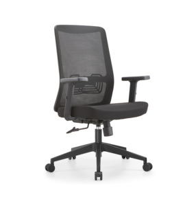 Silla de Oficina Ergonómica con Soporte Lumbar, Respaldo de Malla de Alta Elasticidad, Diseño Moderno, Base de Metal Cromado, Altura Ajustable, Giratoria - Product Image 2