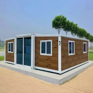 Casa contenedor modular de lujo, expandible, prefabricada, con estructura de acero ligero, tipo villa. - Product Image 1